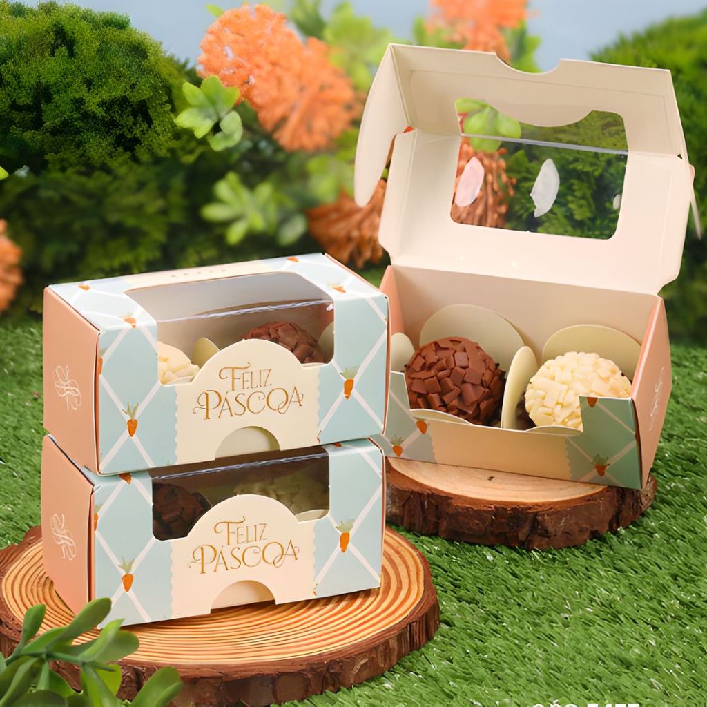 30 CAIXAS P/ 2 DOCES PÁSCOA EMBALAGEM VILA ENCANTADA 5475 ( PASCOA JANGO 2026 ) em Oferta na Shopee