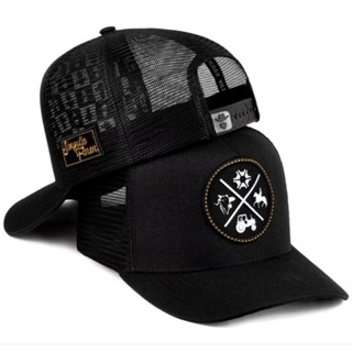 Boné trucker Simprão Farm Agro style aba curva masculino com ajuste traseiro em Oferta na Shopee