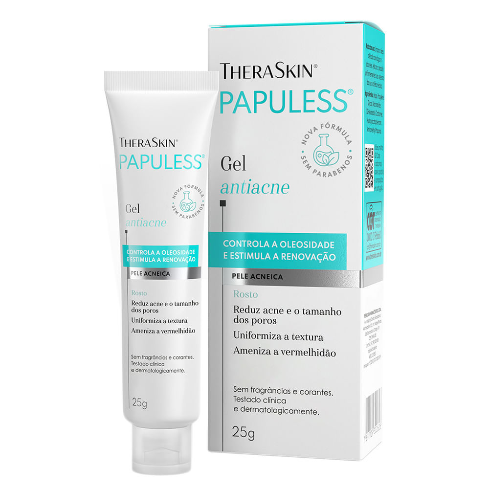 Papuless TheraSkin Gel Anti Acne 25g em Oferta na Shopee