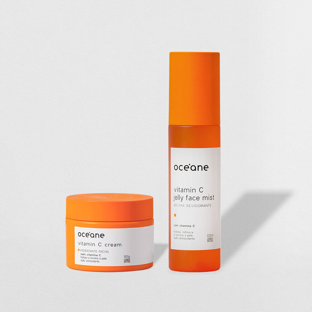 Kit Básico Bruma + Hidratante Vitamina C (2 Produtos) em Oferta na Shopee