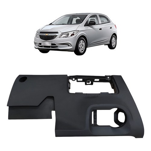 Moldura Inferior Painel Chevrolet Onix Prisma 2013 2014 2015 2016 2017 2018 2019 Preto