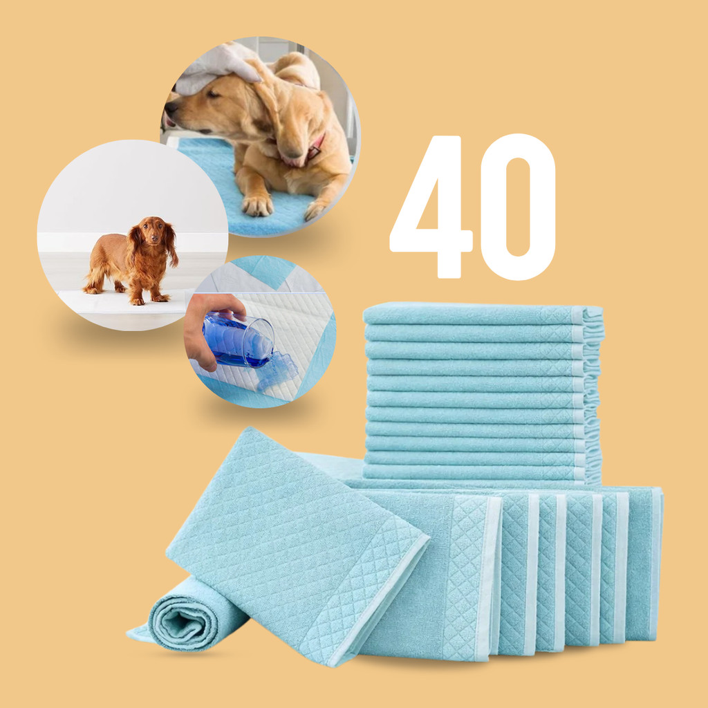 Fralda Descartável Tapete Higiênico Kit 40un 60x60 Para Cães Gatos em Oferta na Shopee