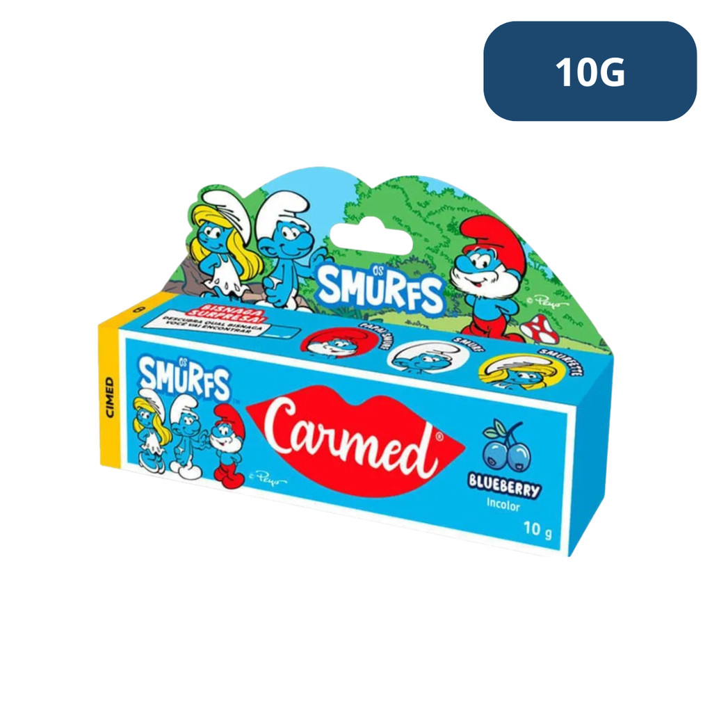 Carmed Surpresa Coleção Os Smurfs Hidratante Labial 10g