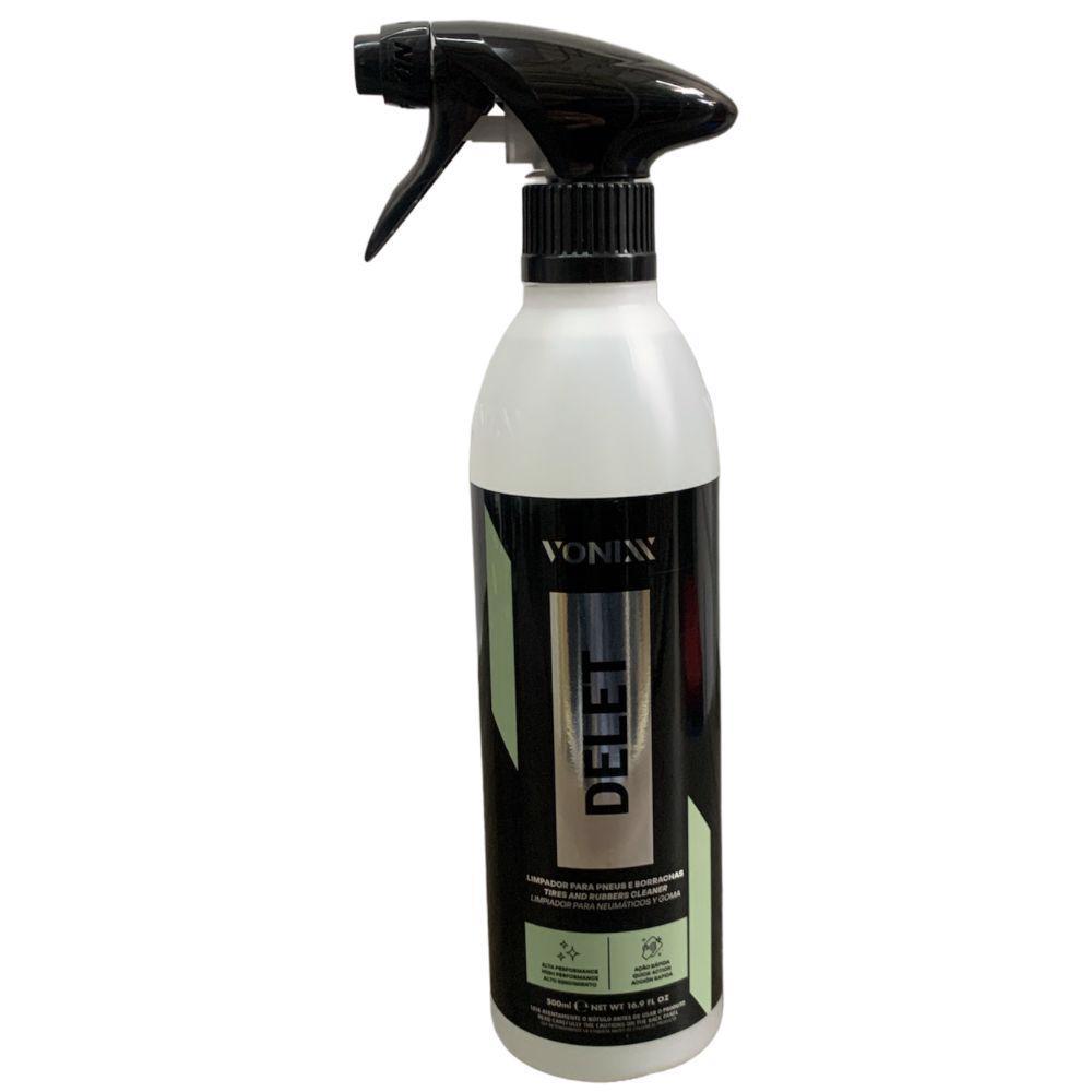 Delet Limpador Automotivo Pneu Borracha Farol Vonixx 500ml