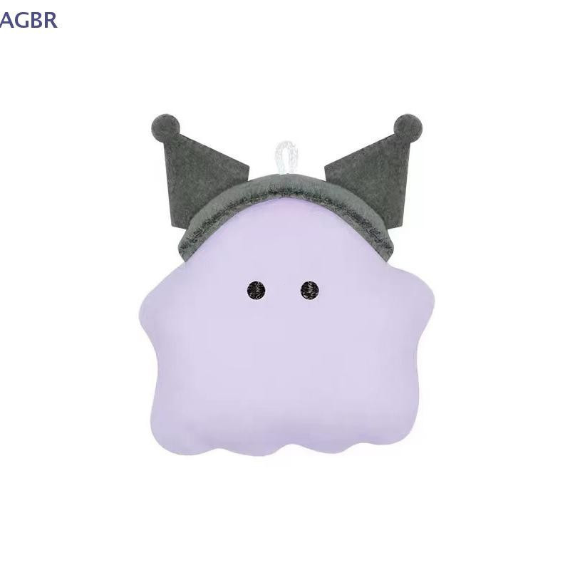 [AGBR] Chaveiro De Brinquedo De Pelúcia Ghost Sanrio Hello Kitty Kuromi Melody Cinnamoroll Boneca Macia Com Pingente De