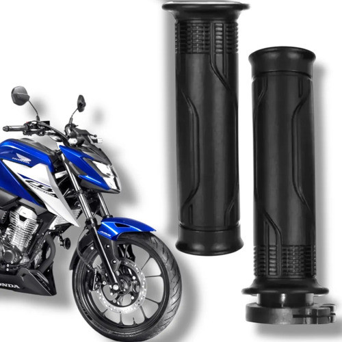Par Manopla Com Roldana Honda Cb 300f Cb300f Twister 2026 Preto