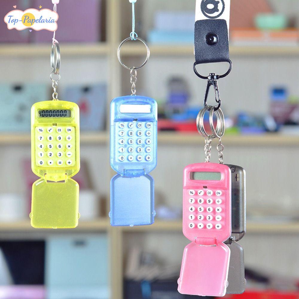 Calculadora Perfumada , Chaveiro Criativo Com Display De 8 Dígitos , Mini Material Escolar Leve Multifuncional