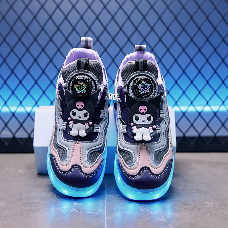 Runaway sapatos meninas primavera verão crianças meninas respirável sapatos esportivos rendas roda dupla psiquiatra invi