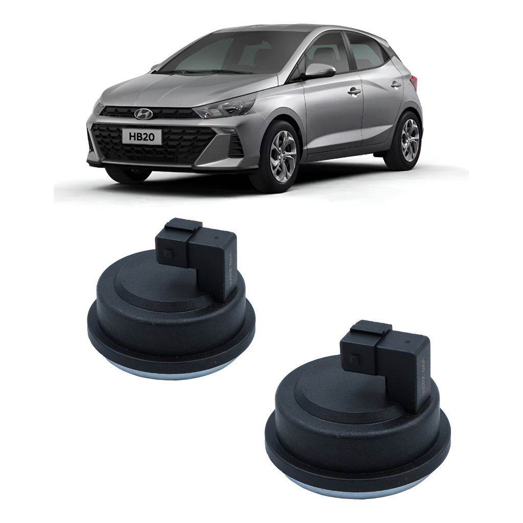Kit 2 Sensor Abs Roda Traseira Direita / Esquerda Hb20 Hb20s Hb20x 2012/2019