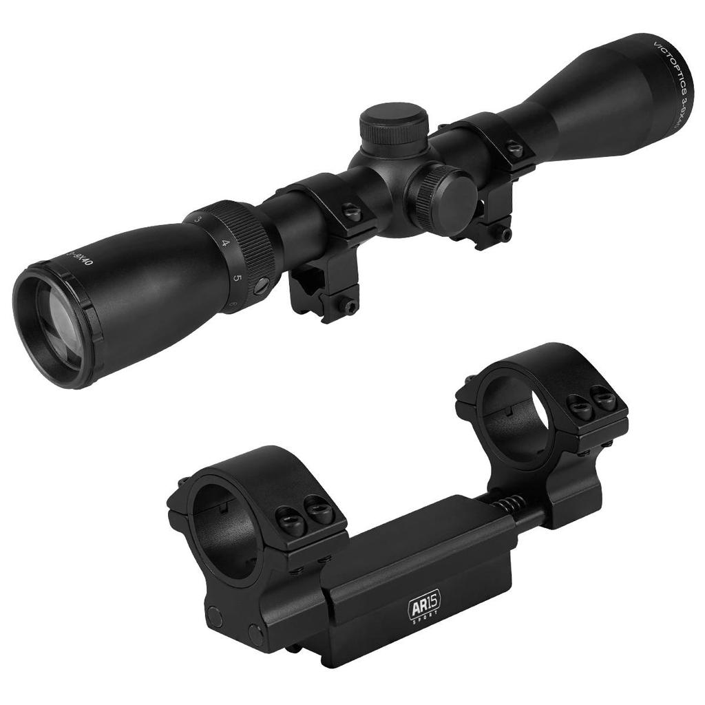 Luneta Vector Optics PAC 3-9x40 Victopics com Mount único Trilho 11mm em Oferta na Shopee