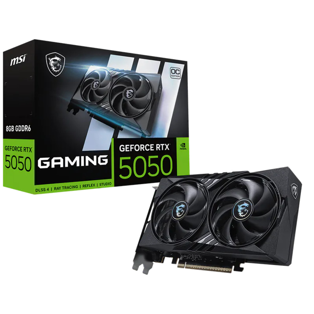 Placa De Video MSI RTX 5050 GeForce 8GB GDDR6 OC Edition Gaming Alta Performance