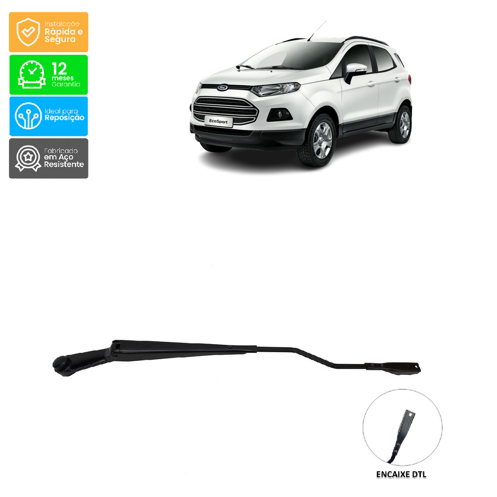Haste Braço Limpador De Para-Brisa Ford: Ecosport 2013/2017 - Esquerdo - Granero em Oferta na Shopee