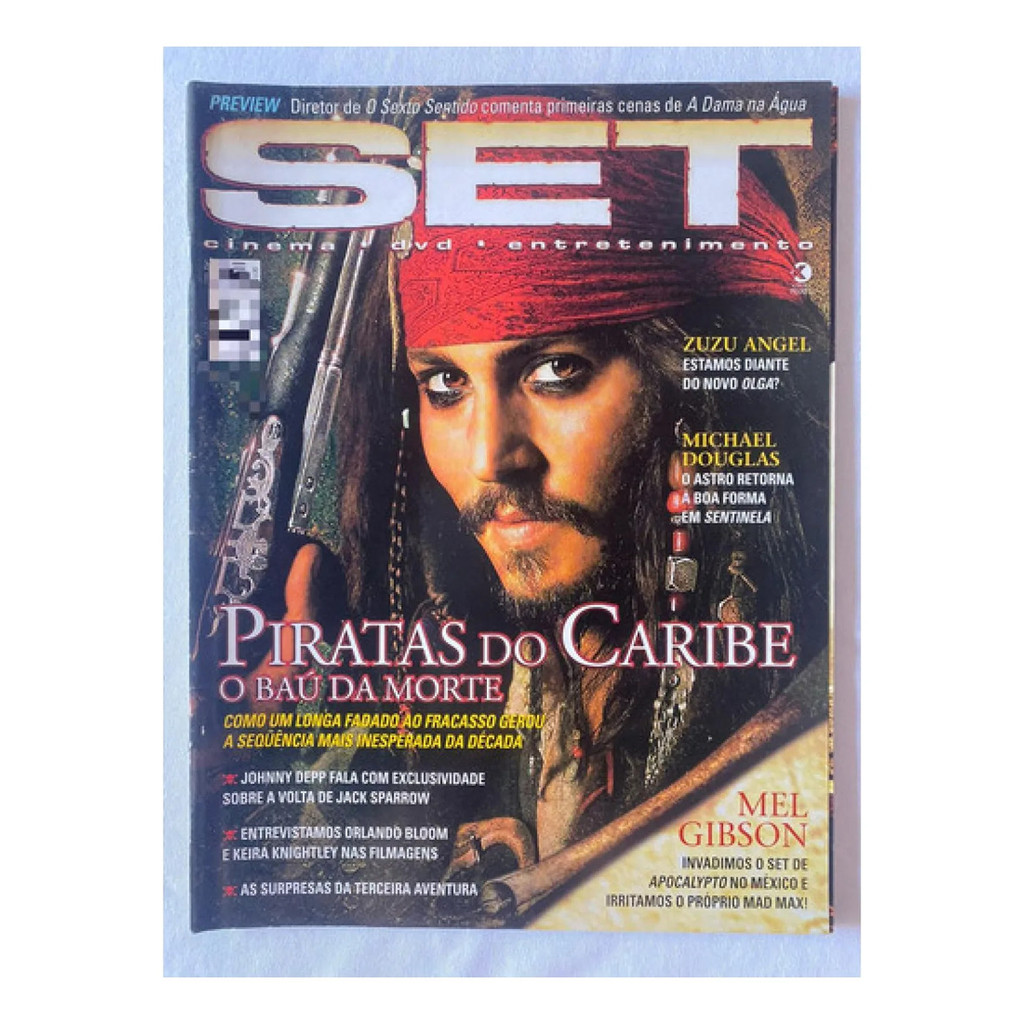 Revista Set 229 Piratas Do Caribe Johnny Depp Cinema