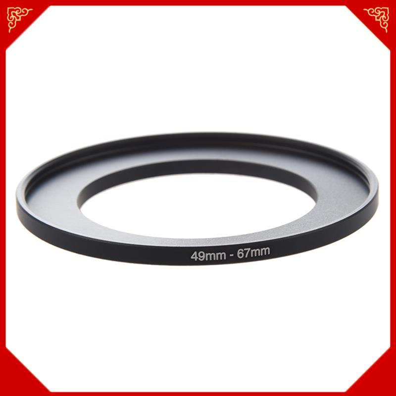 Filtro De Lente De Câmera Intensifica Anel Adaptador 49mm-67mm Preto