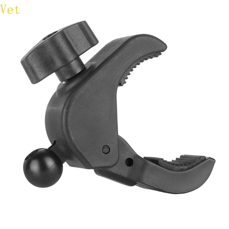 Suporte Telefone Base Braçadeira Garra Veterinária 17mm Bolas Cabeça Motocicleta Montagem