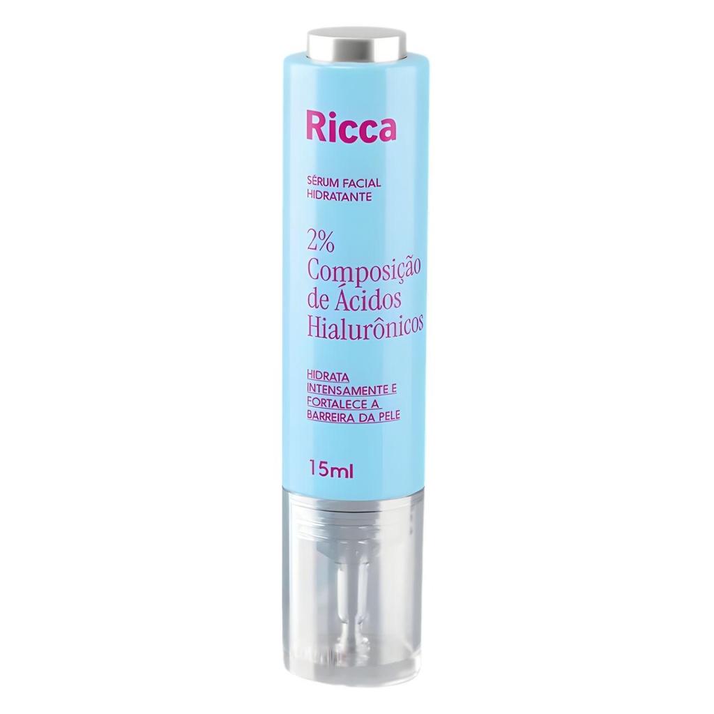 Sérum Facial Hidratante Ricca 2% De Ácidos Hialurônicos 15ml