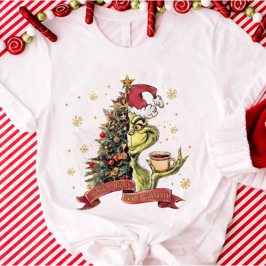Camiseta Premium estampada unissex personagem Grinch Arvore de Natal - Presente divertido - Não vou e pronto