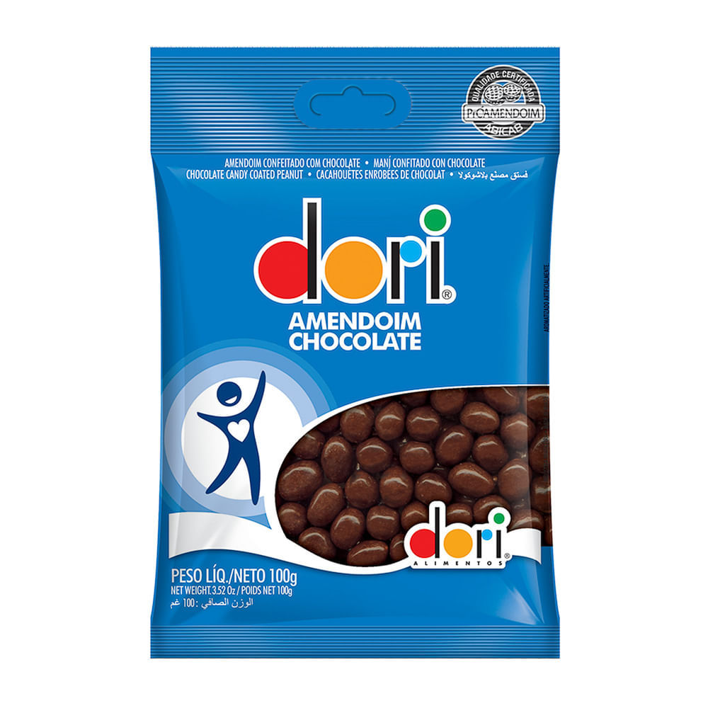 Amendoim Dori Chocolate com 100g em Oferta na Shopee