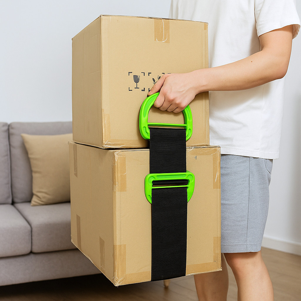 Kit 2Cinta Para Levantar Carga Manual Elevação Ajustável Pesado Peso Levantamento Trabalho Até 120KG Achadinhos