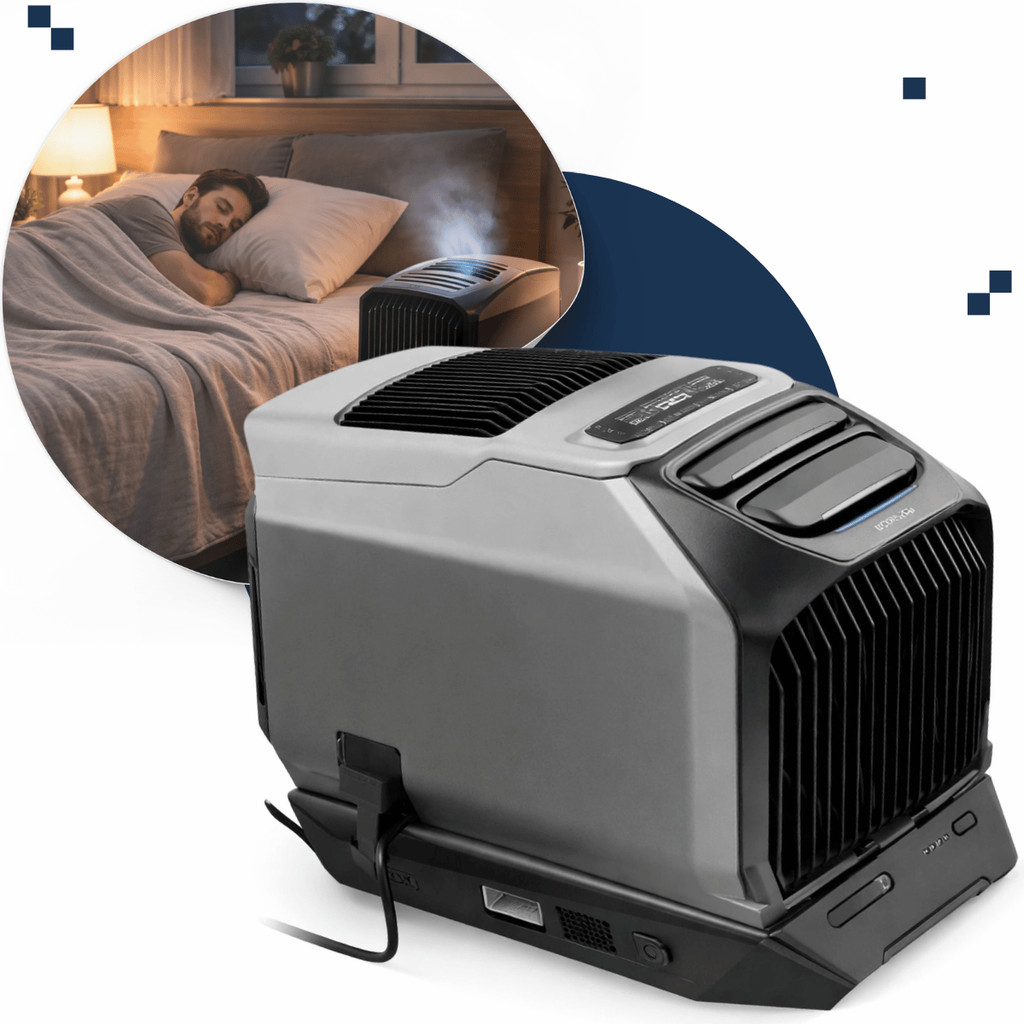 Ar Condicionado Portátil Ecoflow Wave 3 Bivolt Compacto Cinza Camping MotorHome Climatização