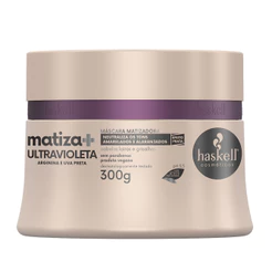 Máscara Matizadora Ultravioleta Matiza+ 300g Haskell | Para cabelos loiros e grisalhos