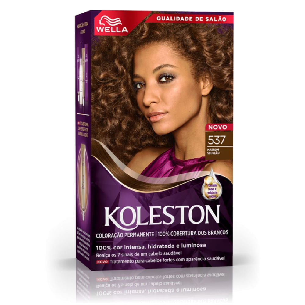 Tintura KOLESTON 537 Marrom Sedução 200ml em Oferta na Shopee