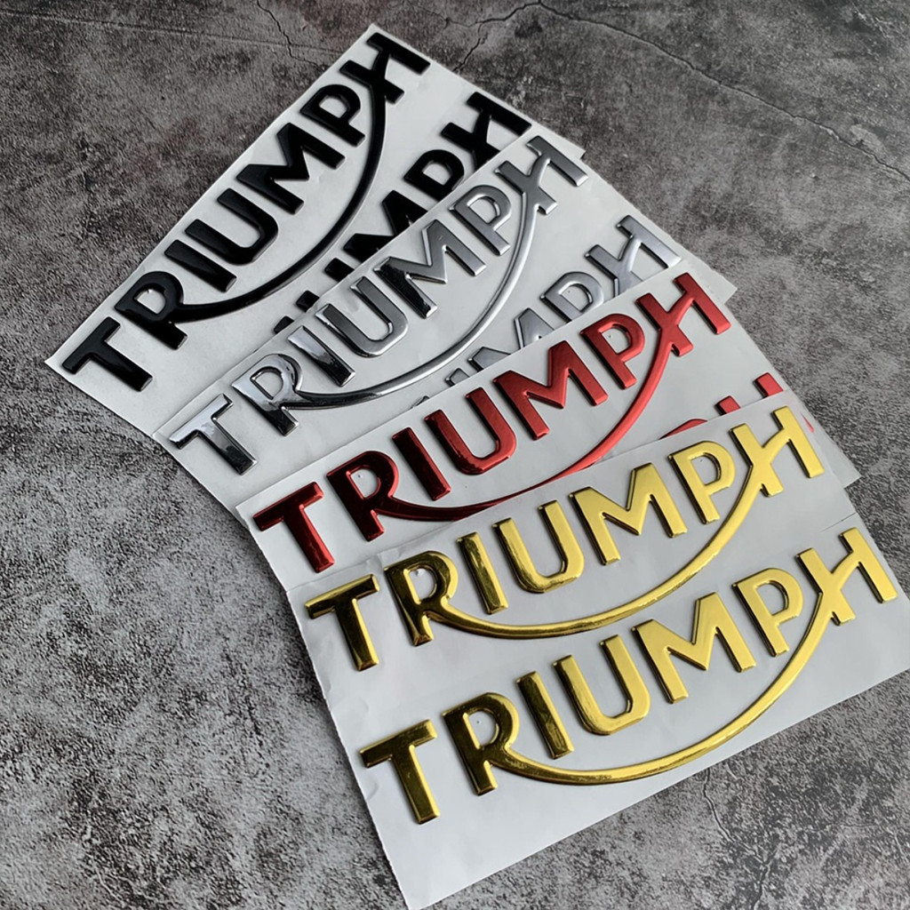 Adesivo De Logotipo À Prova D'água Para Motor Triumph 3D Acessórios Decalque De Emblema De Motocicleta