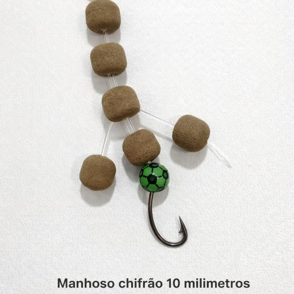 Isca Artificial Manhoso Ja Vem Com Chicote e Boia Guia Storny Fishing – Superfície para Tambaqui e Pesca Esportiva