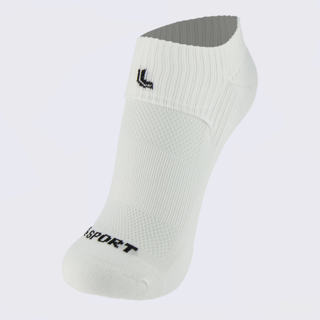 Meia Lupo Cano Baixo Dry Fit Running Feminina Branca