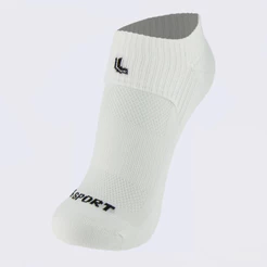 Meia Lupo Cano Baixo Dry Fit Running Feminina Branca