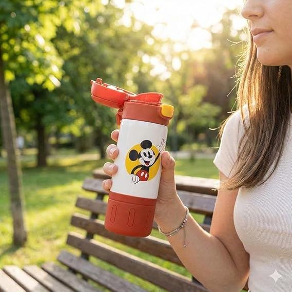 Garrafa Termica Capsule Mickey Mouse 450 Ml  Zona Criativa