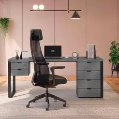 Mesa Diretor Kappesberg Office Platinum 190cm