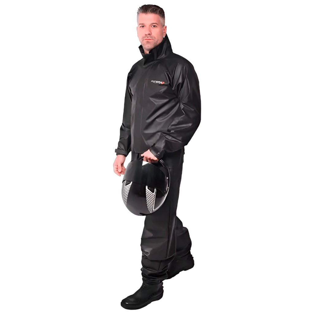 Capa de Chuva Conjunto Completo Pvc Combate Pioneira Para Motoqueiro Adulto