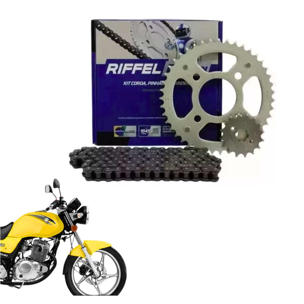 Kit Relação Suzuki Yes 125 2007 2008 Original Riffel 71780