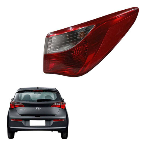 Lanterna Hyundai Hb20 Traseira Direita 2017 A 2019 Original Direito/passageiro Vermelho
