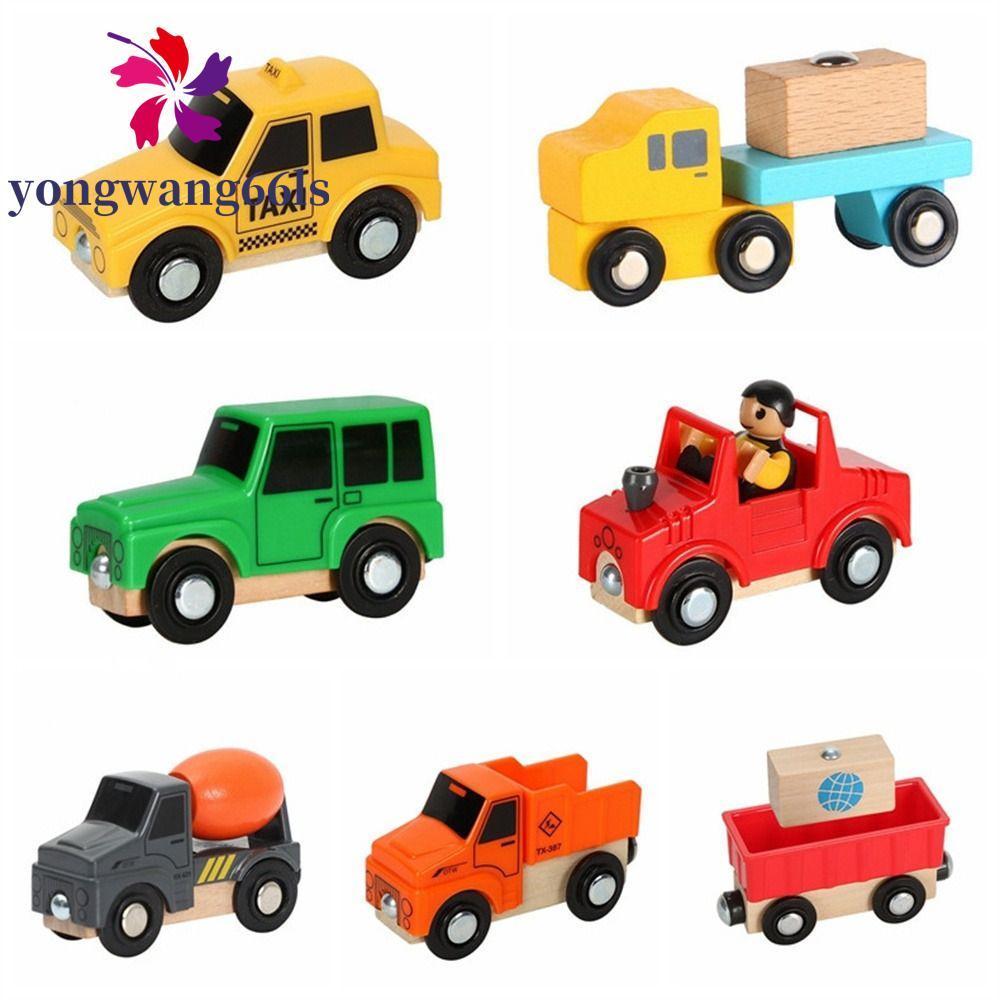 Brinquedos De Trem YONGWANG , Carros De Pista Ferroviária De Montagem De Brinquedo Locomotiva , De Carro Modelo