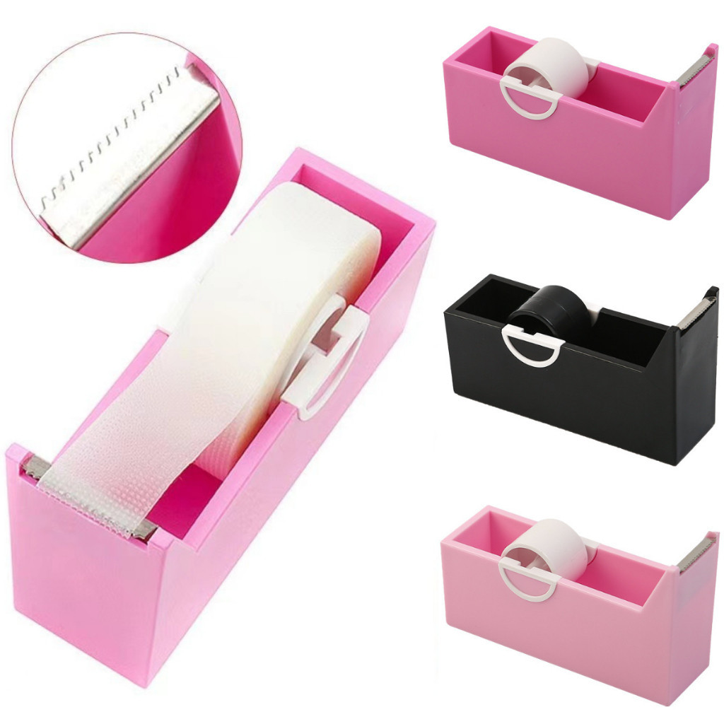 Porta Fita Adesiva Para Cílios E Unhas Suporte Cortador Lash Designer Manicure Profissional 1/3 UND