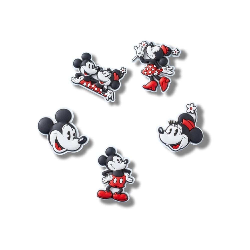 Jibbitz™ Mickey and Minnie Pack com 5 Peças Único em Oferta na Shopee