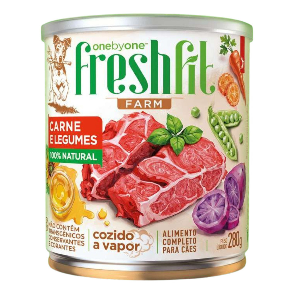 Ração Úmida Spin Pet Freshfit Carne E Legumes