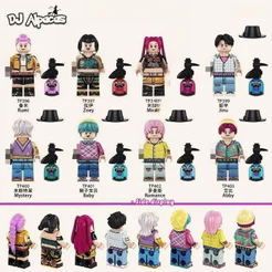 Blocos De Construção Figuras Brinquedo Colecionável TP396 TP397 TP398 TP399