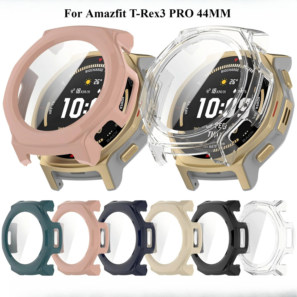 Capa De Relógio De Vidro Temperado Para Amazfit T-Rex3 PRO 44MM Protetor De Tela Rex 3 48MM Smartwatch Inteligente
