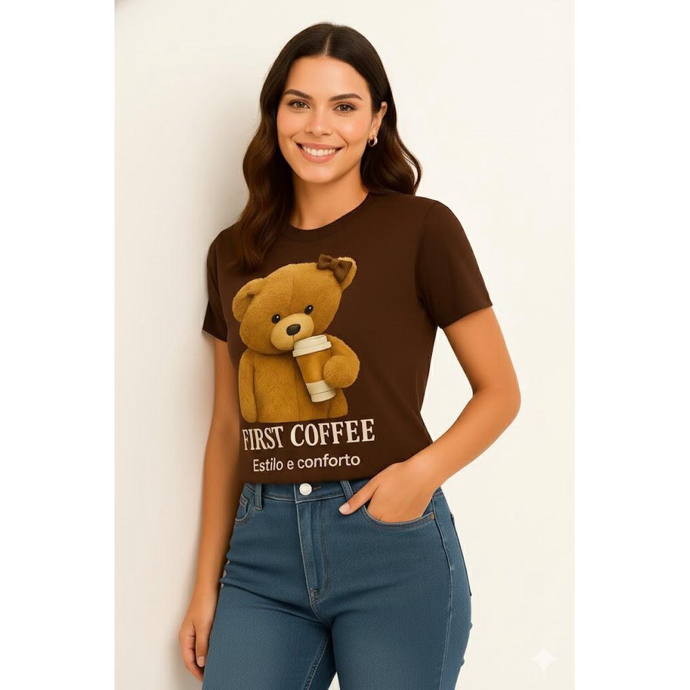 Camisa Feminina T-Shirt Estampada Feminina Moda Feminina Moda Evangélica Casual Co Ortável — R$ 35,90 em Shopee