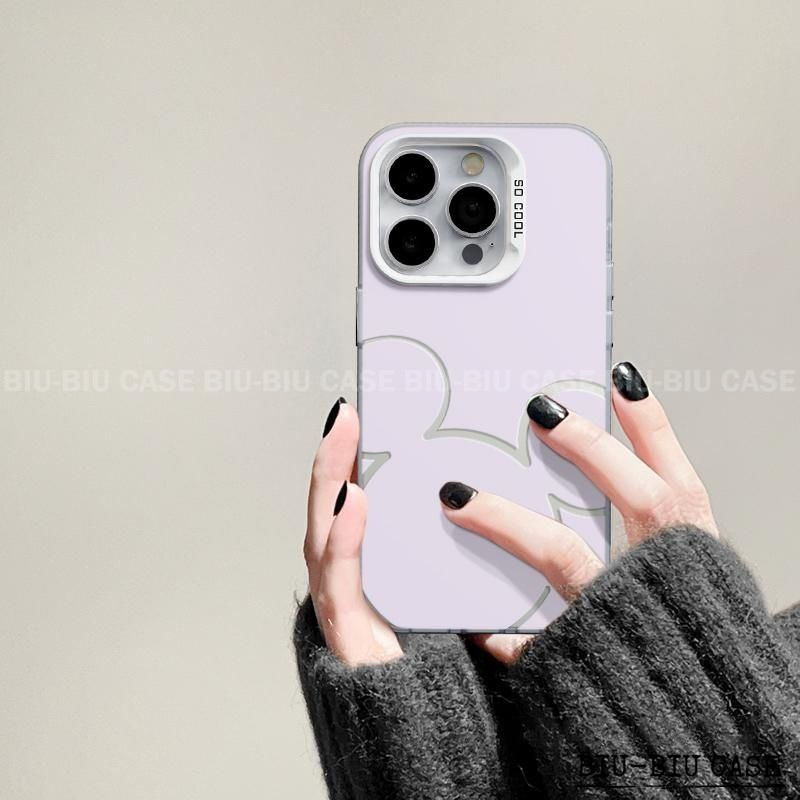Capinha capa de Cabeça simples do Mickey Mouse para iPhone 17 11 12 13 15 14 16 Pro Max Xr Xs Max 7+ 8+ Capa TPU choque