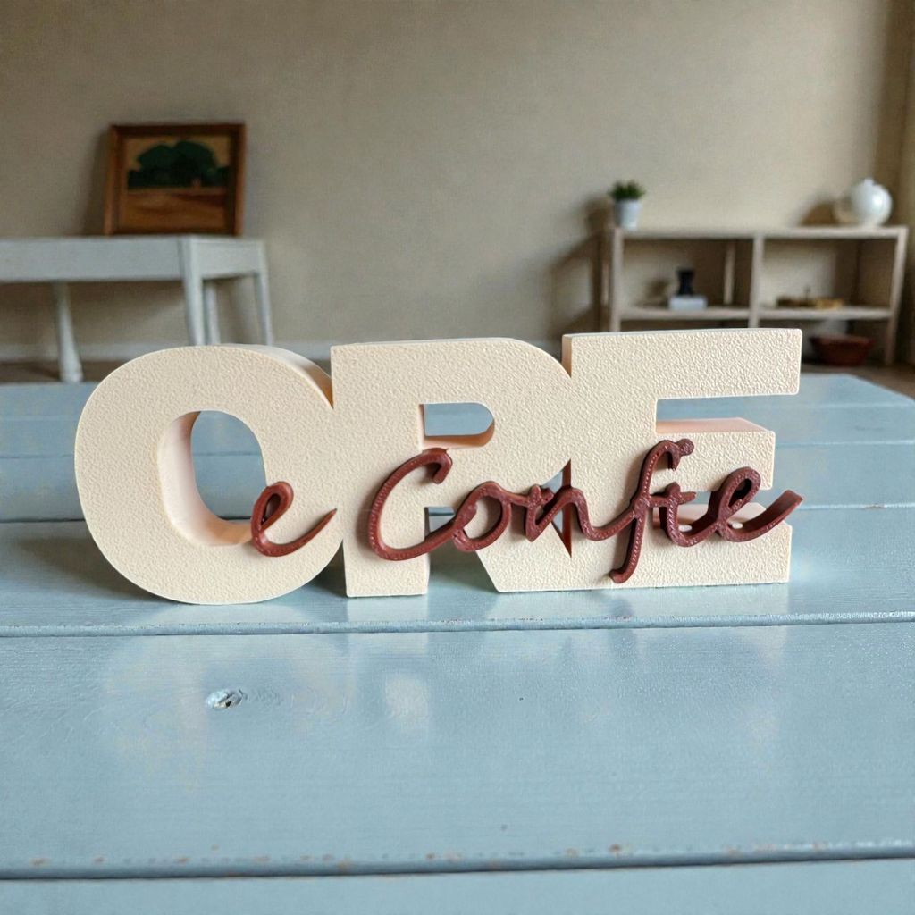 Letreiro Decorativo Ore e Confie Decoracao Crista Presente Religioso Fe para Casa Cantinho de Oracao Moderno Cristao Lar