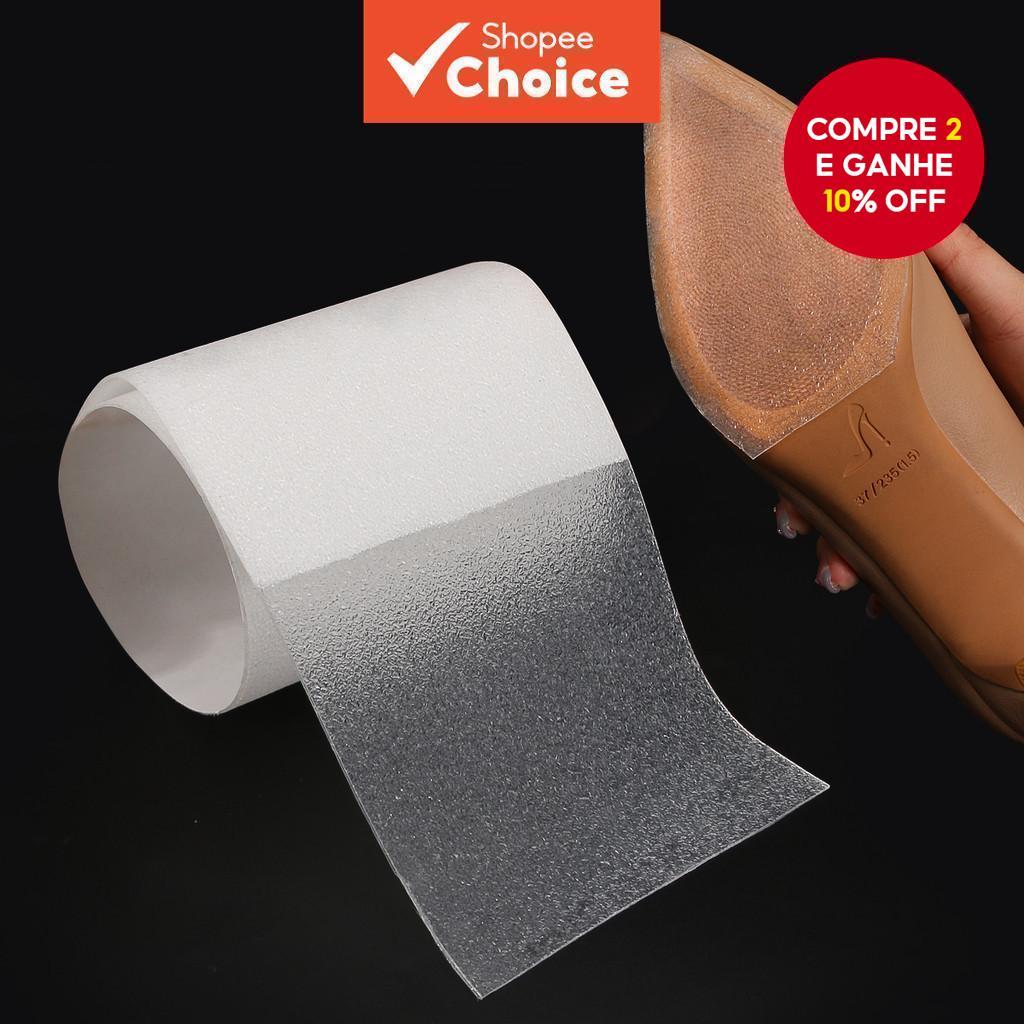 Adesivos De Sola Translúcida De Cristal Em Rolo De 0.5 M | Almofadas Antiderrapantes Autoadesivas Para Salto Alto Protet