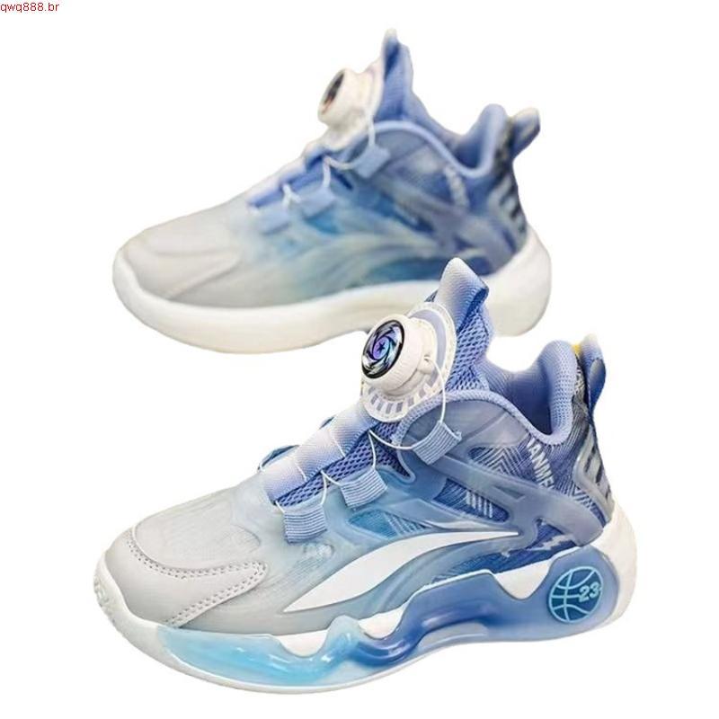 tênis infantil masculino kit tênis infantil masculino Sapatos masculinos outono inverno 2024 novos tênis de basquete c