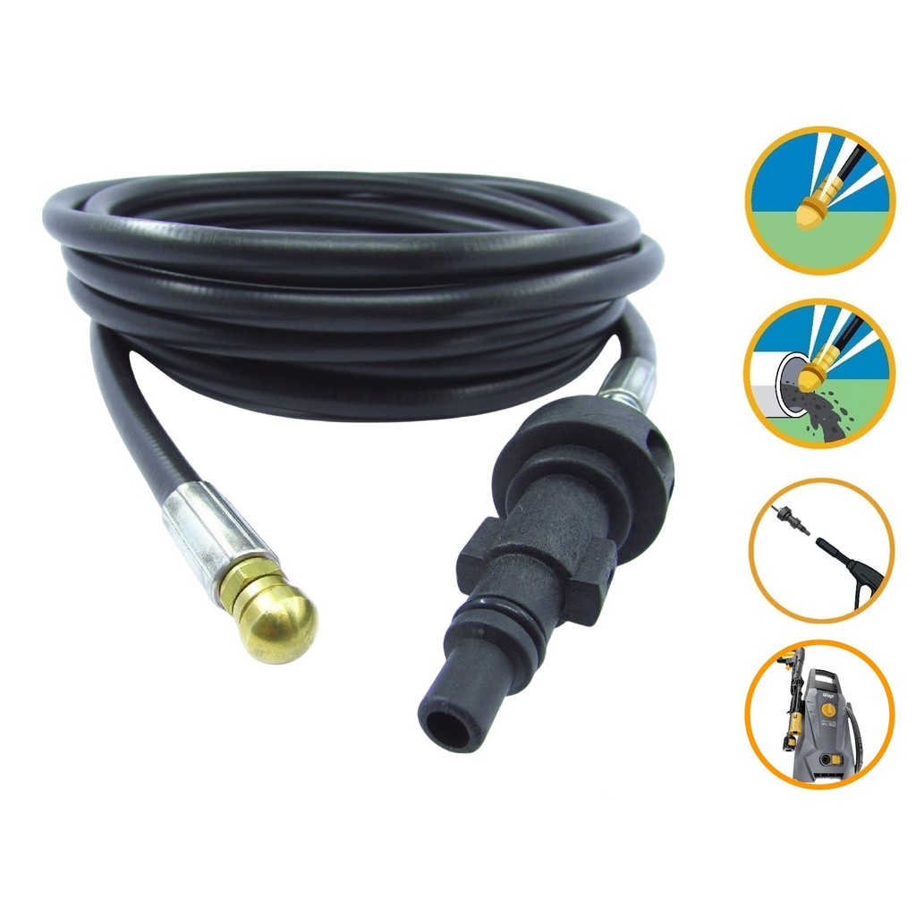 Mangueira Nylon Desentupidora 30 Mts Wap WL 1820 Ultra Lavadora Alta Pressão