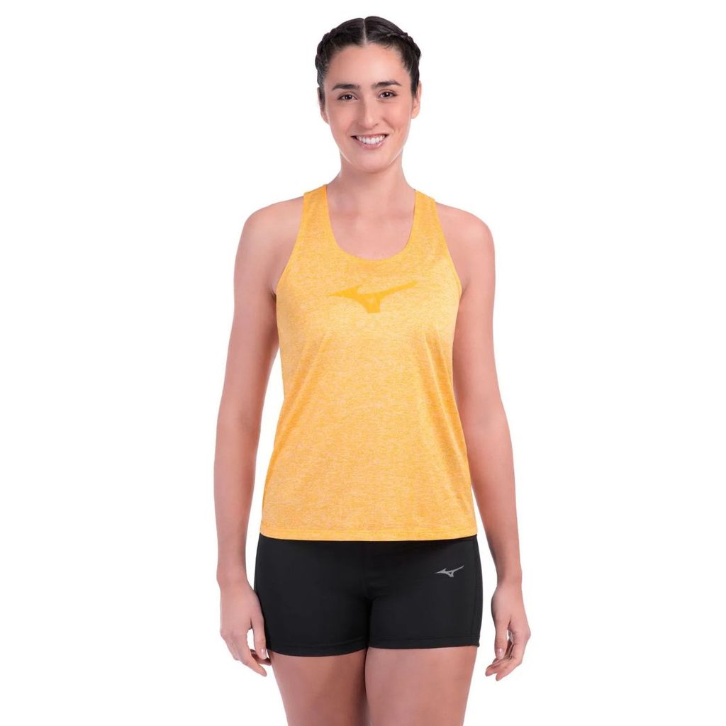 Regata de Corrida Mizuno Spark Big Logo 2 Feminina Treino Academia Leve Confortável Esportiva