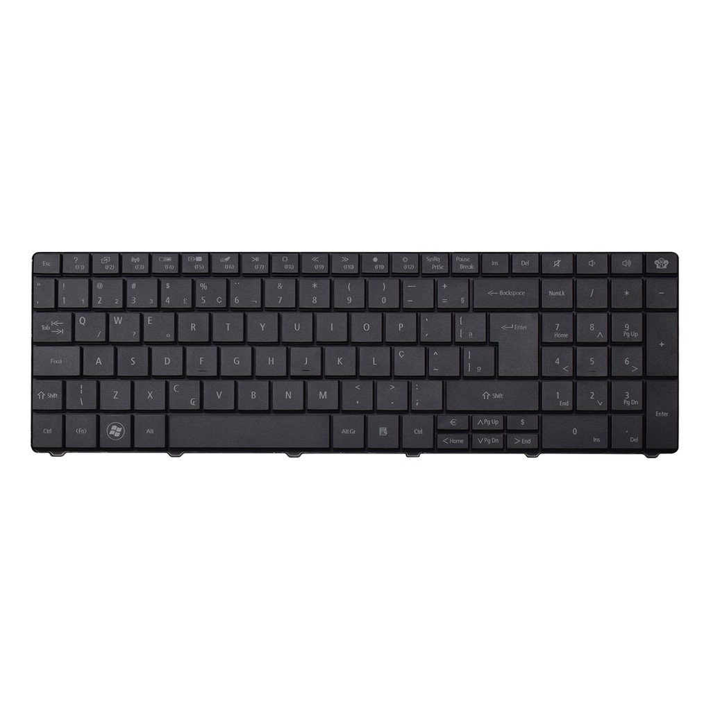 Teclado para Notebook Gateway Ne Series NE56R22B | Preto ABNT2 em Oferta na Shopee