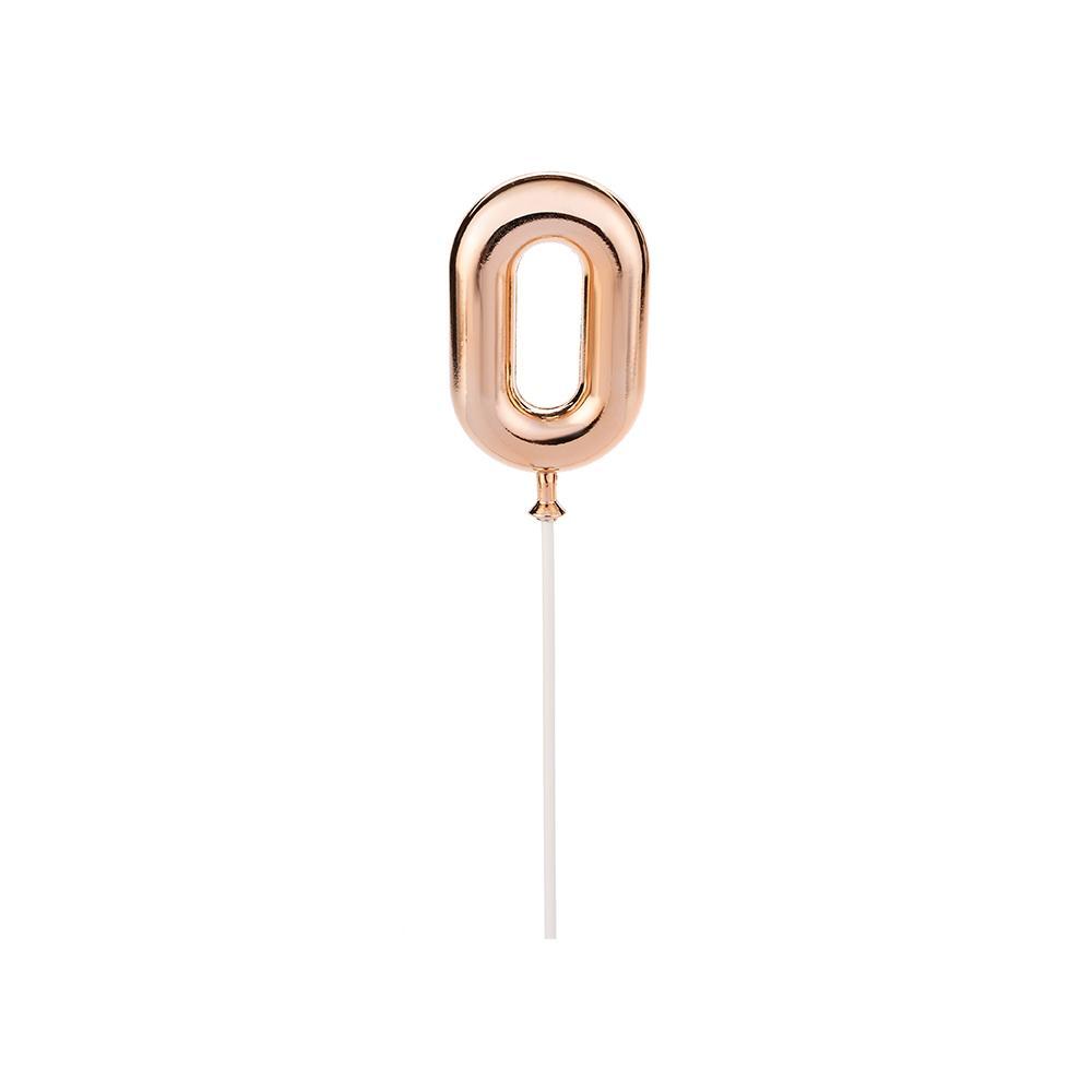 Topo de Bolo Prateado Número - SilverFestas: brilho e elegância para sua celebração
